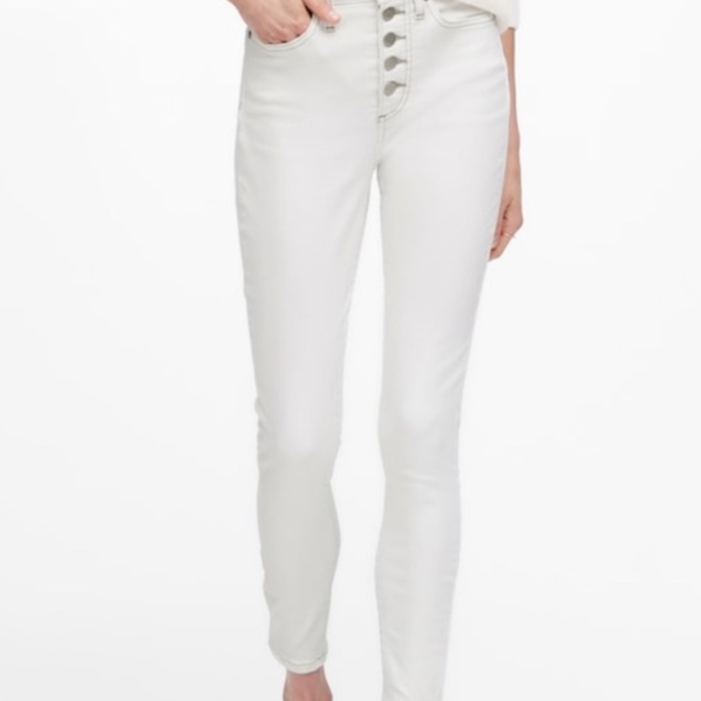 Banana Republic High Rise Button Fly Jeans NWT - Picture 7 of 7